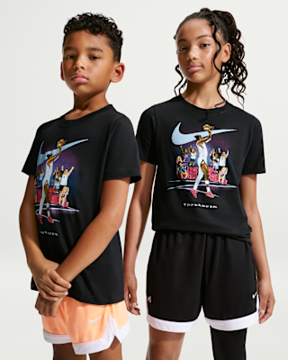 A'ja Wilson Big Kids' Nike T-Shirt. Nike.com